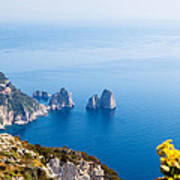 View Of Amalfi Coast Poster