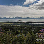 View On Homer And The Spit In Alaska Poster