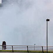 Viewers Of The Niagara Falls Poster