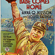 Vintage Babe Comes Home Movie Poster Poster