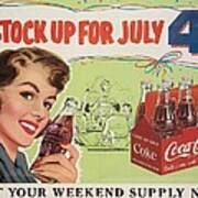 Vintage Coca Cola Ad Poster