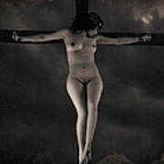 Vintage Crucifixion Poster