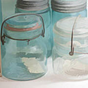 Vintage Jars Poster