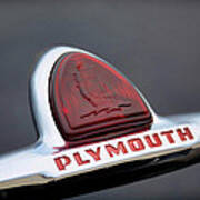 Vintage Plymouth Sailing Ships Emblem Poster