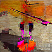 Violin And Bow Poster