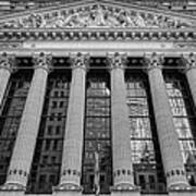 Wall Street New York Stock Exchange Nyse Bw Poster