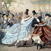 Waltz At The Bal Mabille Avenue Montaigne Paris Poster