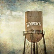Warwick Water Tower Poster