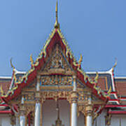Wat Dokmai Phra Ubosot Gable Dthb1774 Poster