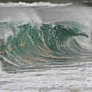 Wave At The Barents Sea Coast Poster