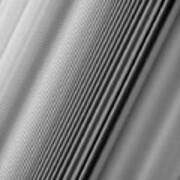 Wave In Saturn's Rings Poster