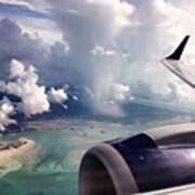 Landing In The Bahamas Poster