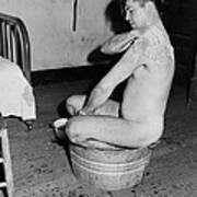 West Virginia Coal Miner Taking A Bath 1946 Poster