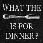 What The Fork Is For Dinner? Poster