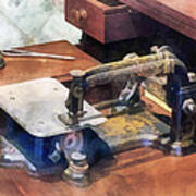Wheeler And Wilson Sewing Machine Circa 1850 Poster
