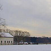 Widener Horse Farm Panorama Poster