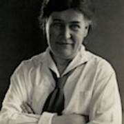 Willa Cather Wearing A Tie Poster