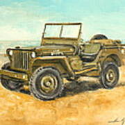 Willys Jeep Poster