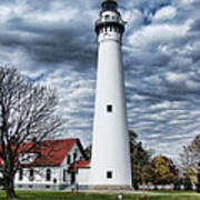 Wind Point Lighthouse Poster