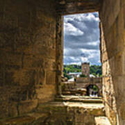 Window In Linlithgow Palace Poster