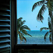 Window To Smathers Beach Poster