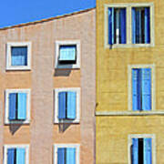 Windows Martigues Provence France Poster