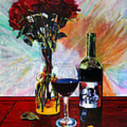 Wine And Roses Poster
