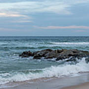 Winter Beach Day Lavallette New Jersey Poster