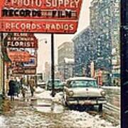 Winter Day On Euclid Avenue Poster