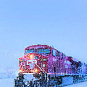 Winter Train 8811 Poster