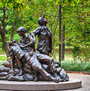 Women's Vietnam Memorial In Washington #3 Poster