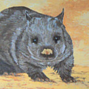 Wonderful Wombat Poster