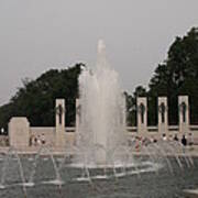 World War Ii Memorial - Washington Dc - 01135 Poster