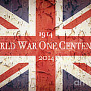 World War One Centenary Union Jack Poster