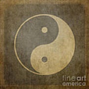 Yin Yang Vintage Poster