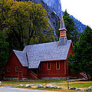 Yosemite Fall  Chapel Poster
