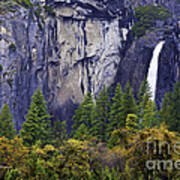 Yosemite Water Fall Poster