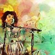 Zakir Hussain Poster