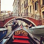 Gondola Ride In Venice Italy #1 Poster