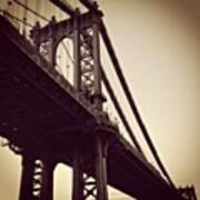 Manhattan Bridge - New York #1 Poster