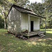 Oakley Plantation Slaves Quarters #1 Poster