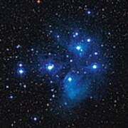 Pleiades Star Cluster #1 Poster