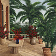 Tuscan Patio #1 Poster
