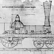 19th Century Locomotive #16 Poster