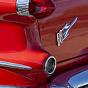 1956 Oldsmobile 88 Taillight Emblem Poster