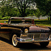 1957 Ford Fairlane 500 Convertible Poster