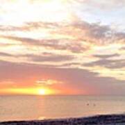 #sunset #sky #ocean #florida #3 Poster