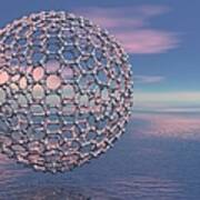 Buckyball Molecule, Artwork #34 Poster