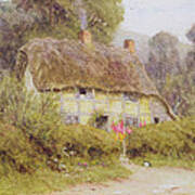 A Country Cottage Poster