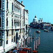 A View From The Accademia Bridge In Venice Poster